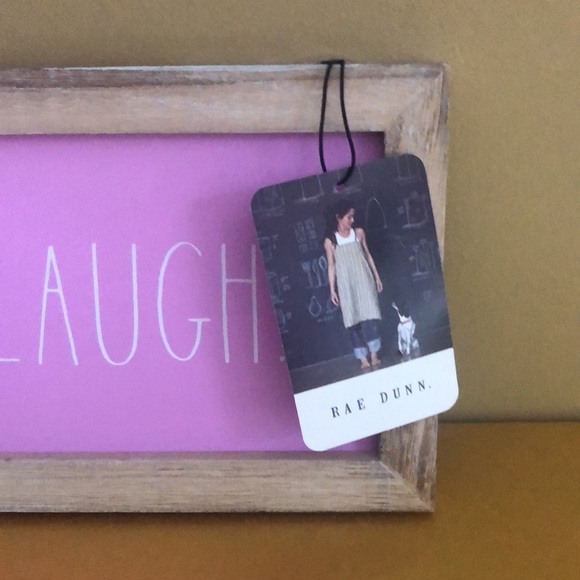 RAE DUNN WOOD SIGN SHARE. IMAGINE. LAUGH FOR THE GIRL ROOM - Picture 2 of 6